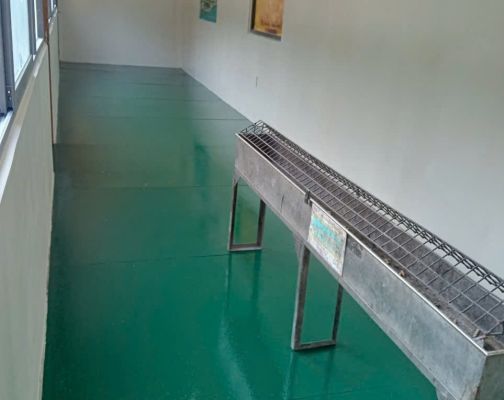 Thi công cải tạo Container khu vực hút thuốc nhà máy Weber